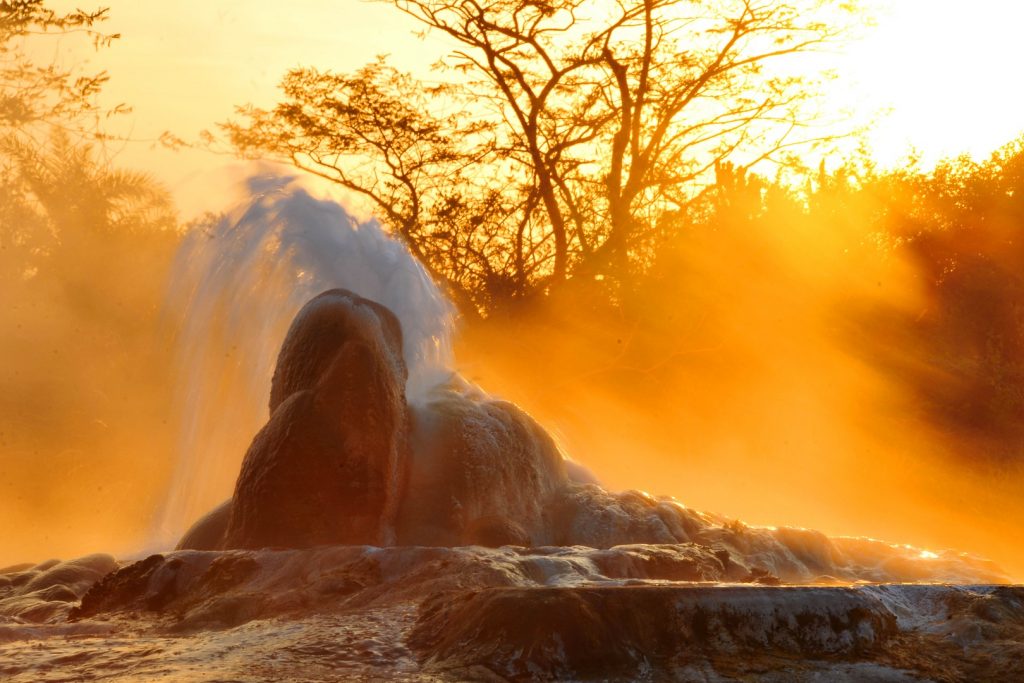 Visit the popular Sempaya Hot springs on your flying Semuliki Safari