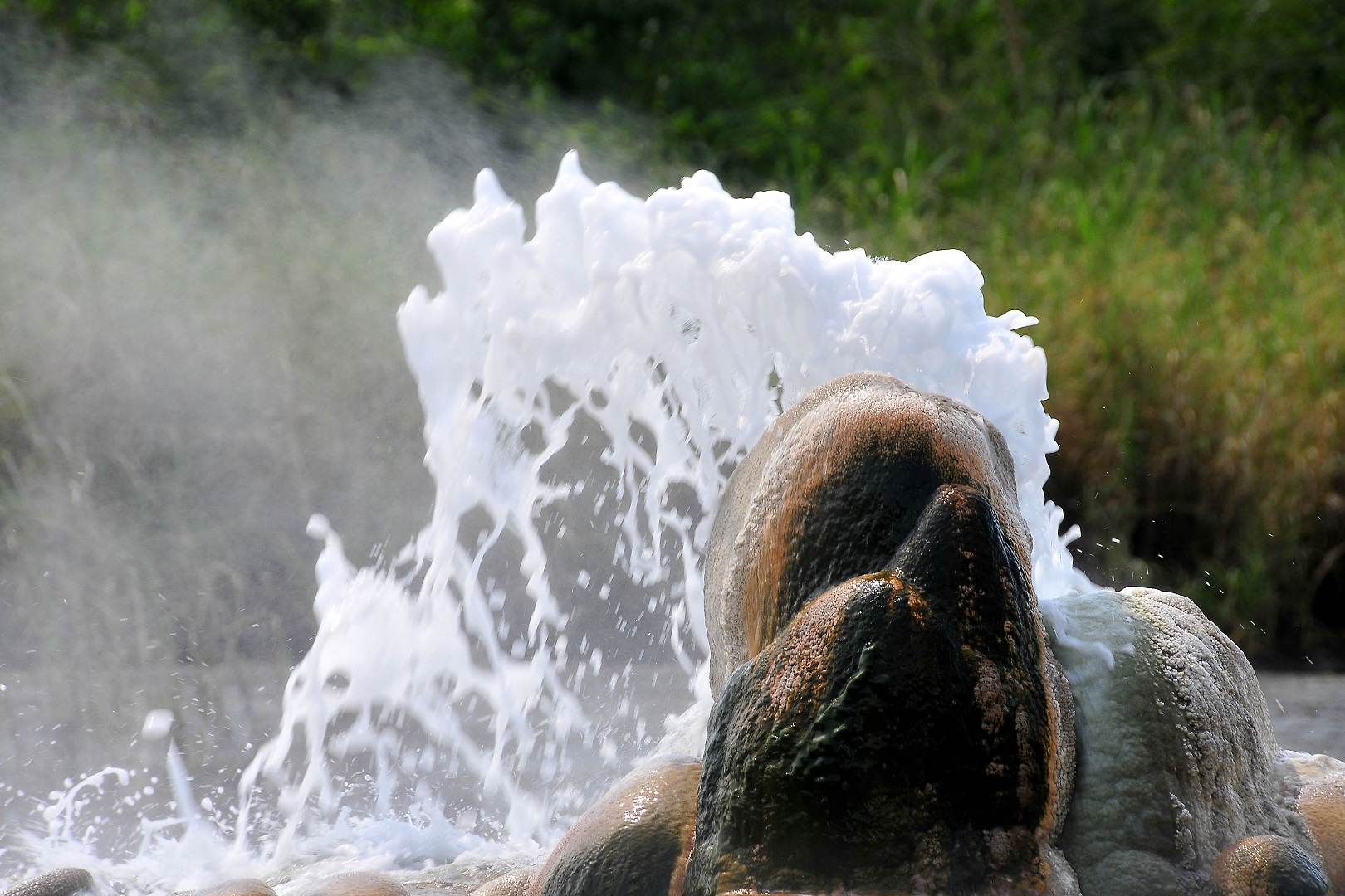 Sempaya Hot springs in Semuliki National Park